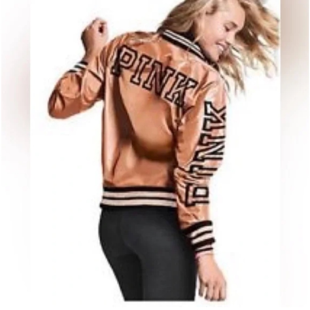 Gold metallic bomber Jacket